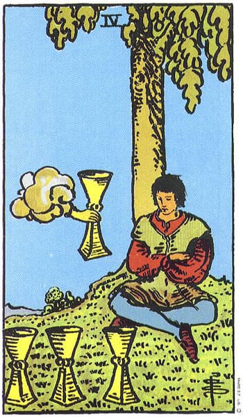 Four of Cups tarot card