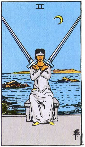 Two of Swords tarot card