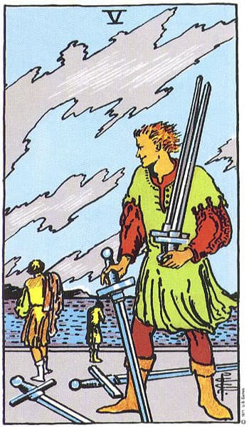Five of Swords tarot card