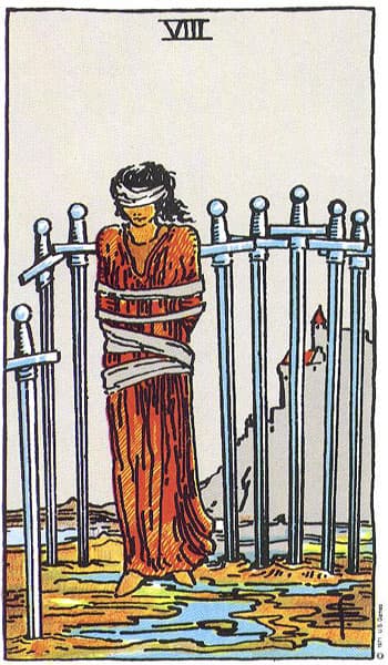 Eight of Swords tarot card
