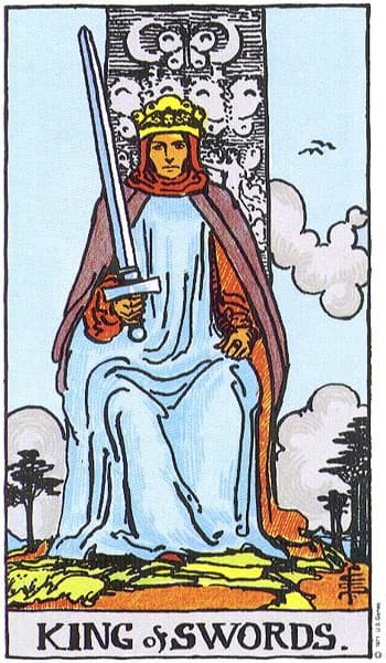King of Swords tarot card