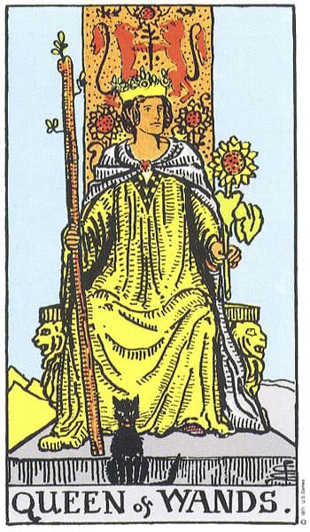 Queen of Wands tarot card